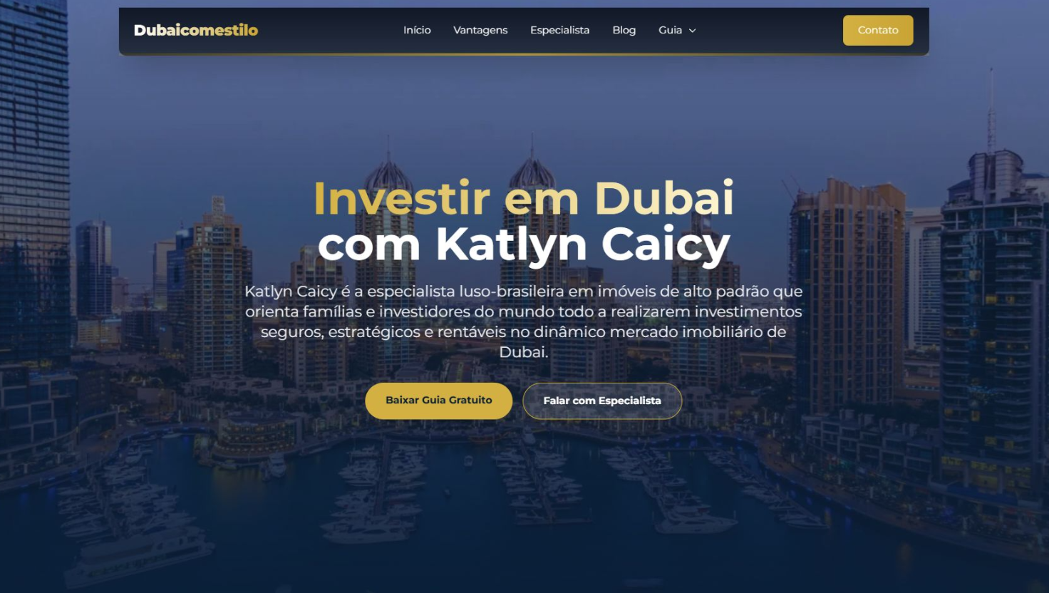 Investimentos em Dubai
